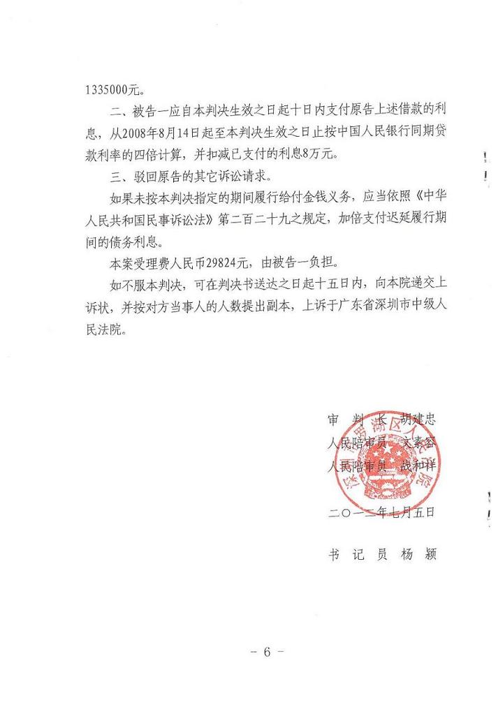 【深圳经济纠纷案例】王某诉深圳某有限公司民间借贷案