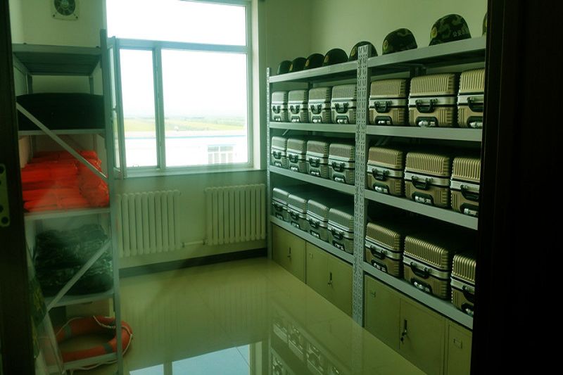 赵圈河边防派出所完成储藏室建设