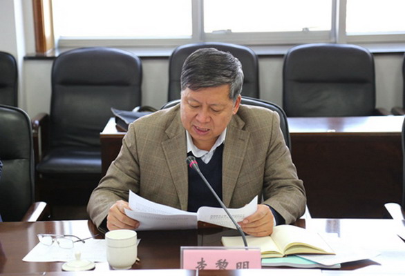 李黎明通报工作情况